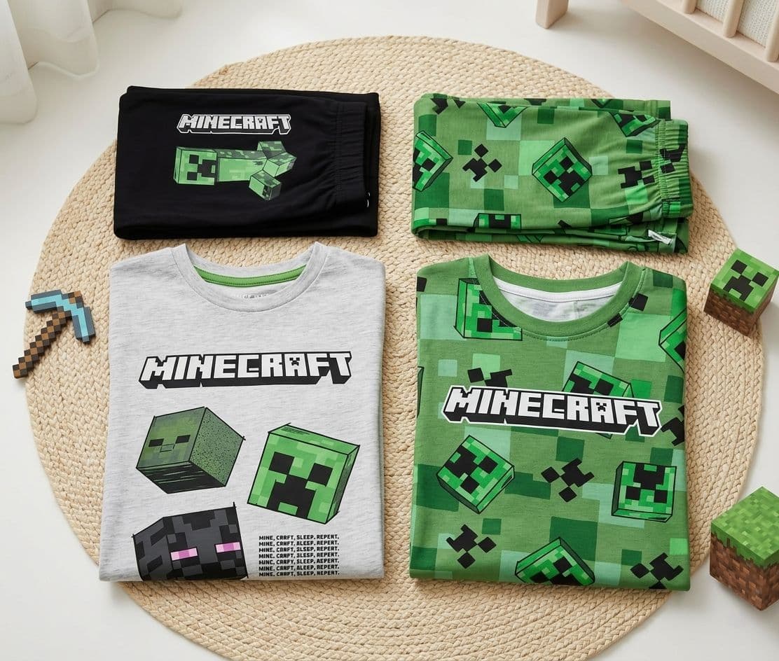 Primark Lot de 2 pyjamas MINECRAFT